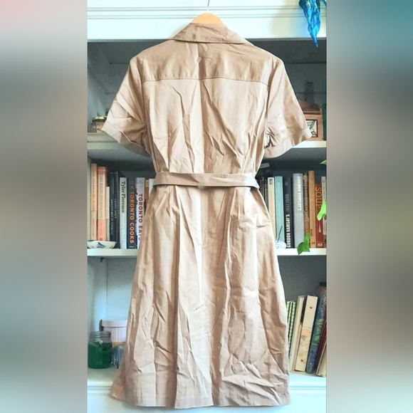 New Retro "JESSICA" Brown Shirt Dress - Picture 2 of 8